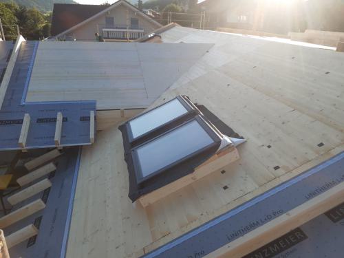 Einbau von einem Solardachfenster